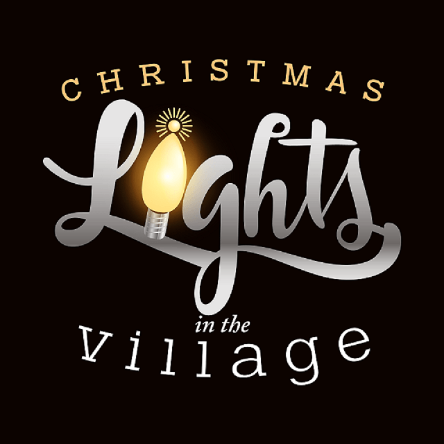 Christmas Lights in the Village Downtown Waco